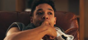 Home Nervous Young Man Contemplates Private Detox Program Benefits.